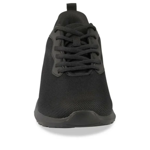 Baskets NOIR Homme Motif Uni Lacets