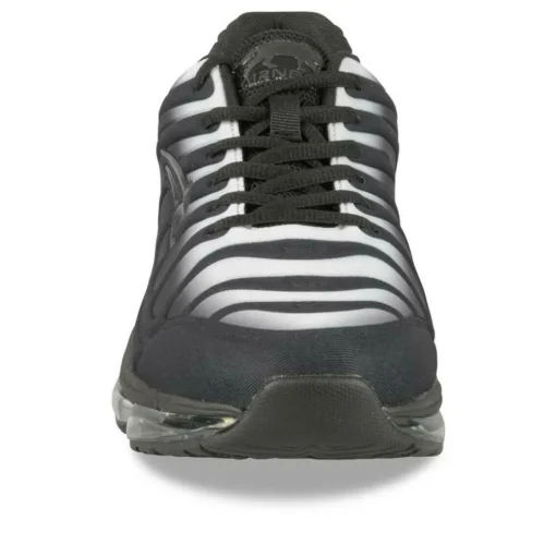 Baskets NOIR Homme Motif Uni Lacets