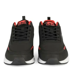 Baskets NOIR Homme Motif Uni Lacets