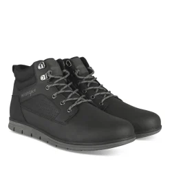 Baskets NOIR Homme Motif Uni A Enfiler
