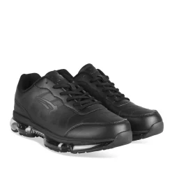 Baskets NOIR Homme Motif Uni Lacets