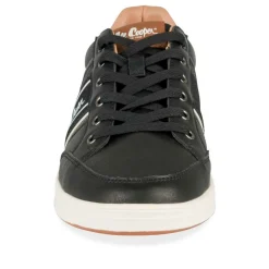 Baskets NOIR Homme Motif Uni Lacets