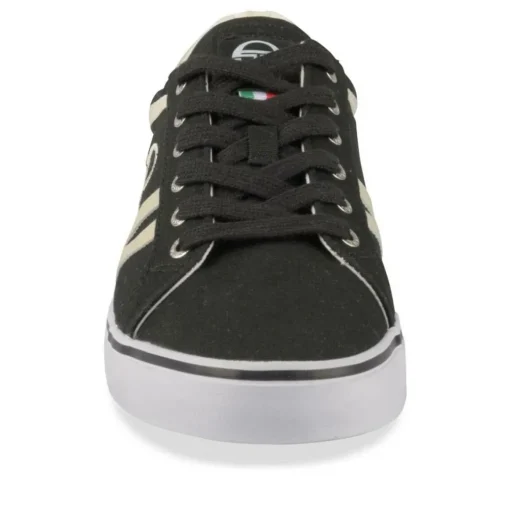 Baskets NOIR Homme Motif Uni Lacets