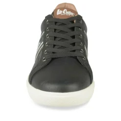 Baskets NOIR Homme Motif Uni Lacets