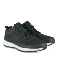 Baskets NOIR Homme Motif Uni Lacets