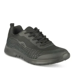 Baskets NOIR Homme Motif Uni Lacets