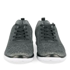Baskets NOIR Homme Motif Uni Lacets