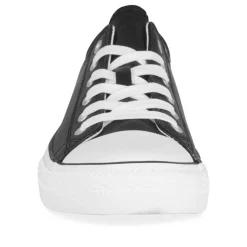 Baskets NOIR Homme Motif Uni Lacets