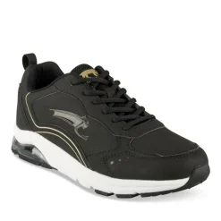 Baskets NOIR Homme Motif Uni Lacets