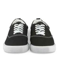 Baskets NOIR Homme Motif Uni Lacets