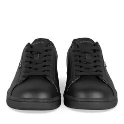 Baskets NOIR Homme Motif Uni A Enfiler