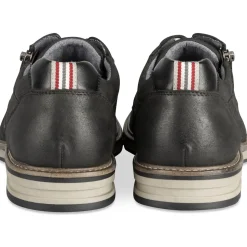 Baskets NOIR Homme Motif Uni Lacets