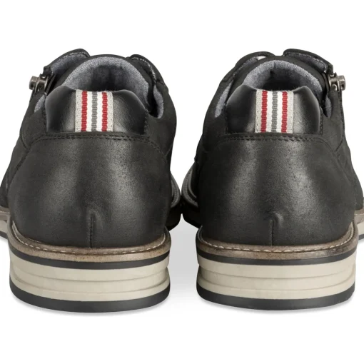 Baskets NOIR Homme Motif Uni Lacets
