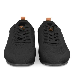 Baskets NOIR Homme Motif Uni Lacets