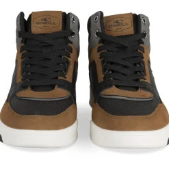 Baskets NOIR Homme Motif Uni Lacets
