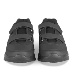 Baskets NOIR Homme Motif Uni Lacets