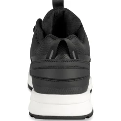 Baskets NOIR Homme Motif Uni Lacets