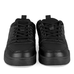 Baskets NOIR Homme Motif Uni Lacets