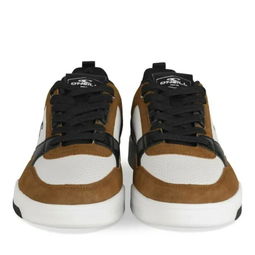 Baskets NOIR Homme Motif Uni Lacets