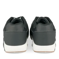 Baskets NOIR Homme Motif Multicolore Lacets