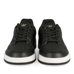 Baskets NOIR Homme Motif Uni Lacets
