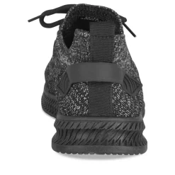 Baskets NOIR Homme Motif Uni Lacets