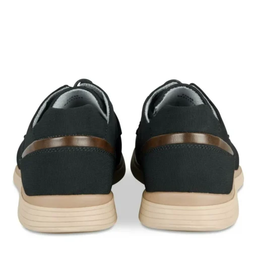 Baskets NOIR Homme Motif Uni Lacets