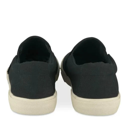 Baskets NOIR Homme Motif Uni A Enfiler