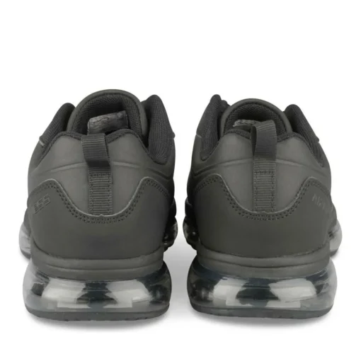 Baskets NOIR Homme Motif Uni Lacets