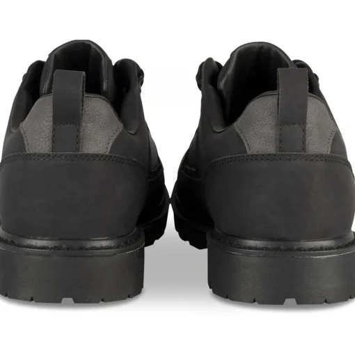 Baskets NOIR Homme Motif Uni Lacets