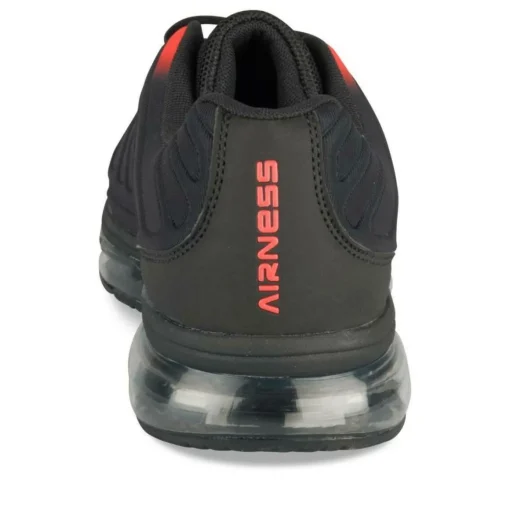 Baskets NOIR Homme Motif Uni Lacets