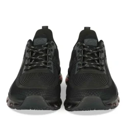Baskets NOIR Homme Motif Uni Lacets