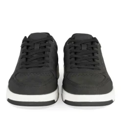 Baskets NOIR Homme Motif Uni Lacets