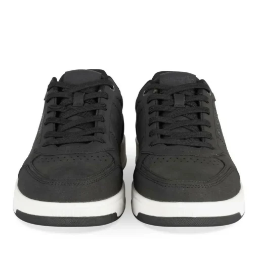 Baskets NOIR Homme Motif Uni Lacets