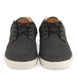 Baskets NOIR Homme Motif Uni Lacets