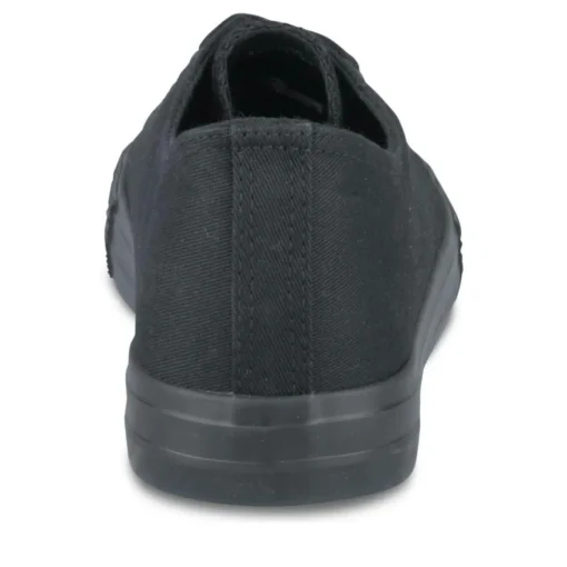 Baskets NOIR Homme Motif Uni Lacets