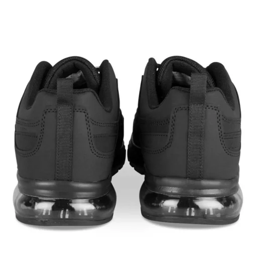 Baskets NOIR Homme Motif Uni Lacets