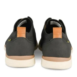 Baskets NOIR Homme Motif Uni Lacets