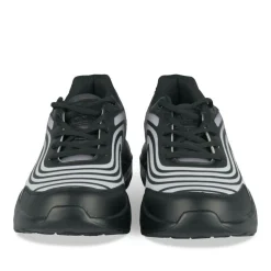 Baskets NOIR Homme Motif Uni Lacets