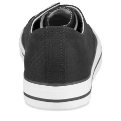 Baskets NOIR Homme Motif Uni Lacets