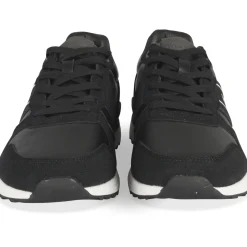 Baskets NOIR Homme Motif Uni Lacets