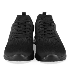 Baskets NOIR Homme Motif Uni Lacets