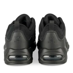 Baskets NOIR Homme Motif Uni Lacets