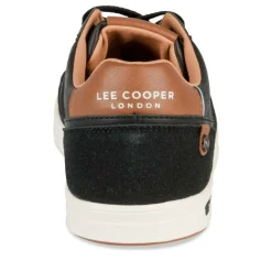 Baskets NOIR Homme Motif Uni Lacets