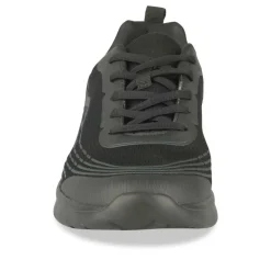 Baskets NOIR Homme Motif Uni Lacets