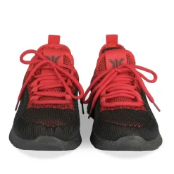 Baskets NOIR Homme Motif Multicolore Lacets