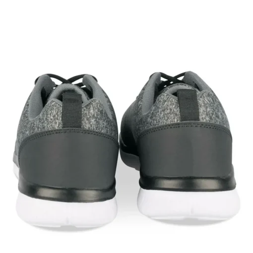 Baskets NOIR Homme Motif Uni Lacets