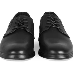 Baskets NOIR Homme Motif Uni Lacets