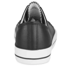 Baskets NOIR Homme Motif Uni Lacets