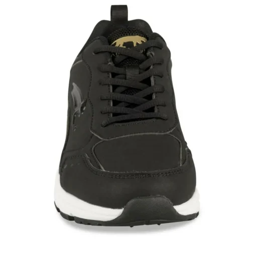 Baskets NOIR Homme Motif Uni Lacets